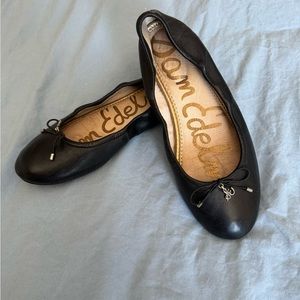 Sam Edelman Black Felicia Flats 8W.